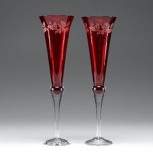 Lenox holiday champagne flutes
